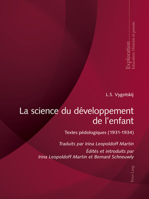 cover image of La science du développement de l'enfant